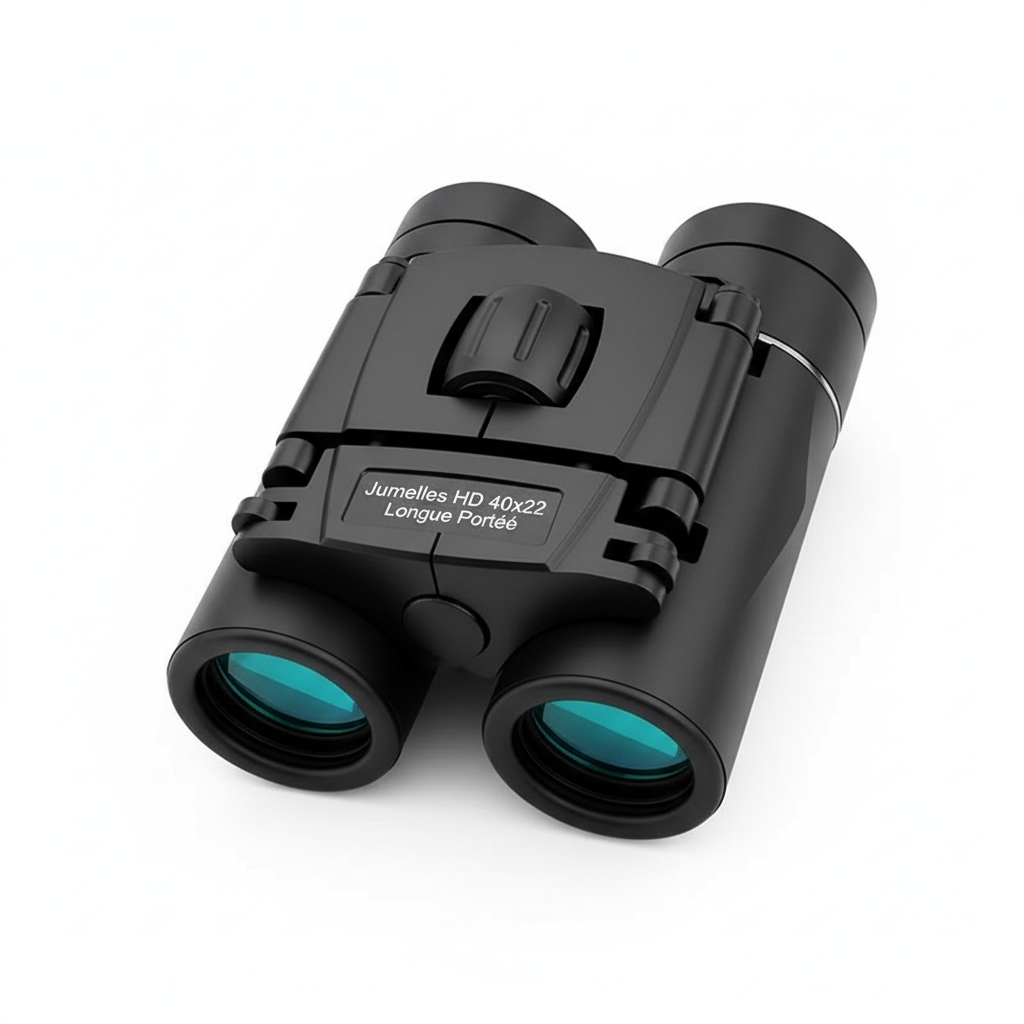 40x22 HD Powerful Binoculars 2000M Long Range Folding Mini Telescope BAK4 FMC Optics For Hunting Sports Outdoor Camping Travel