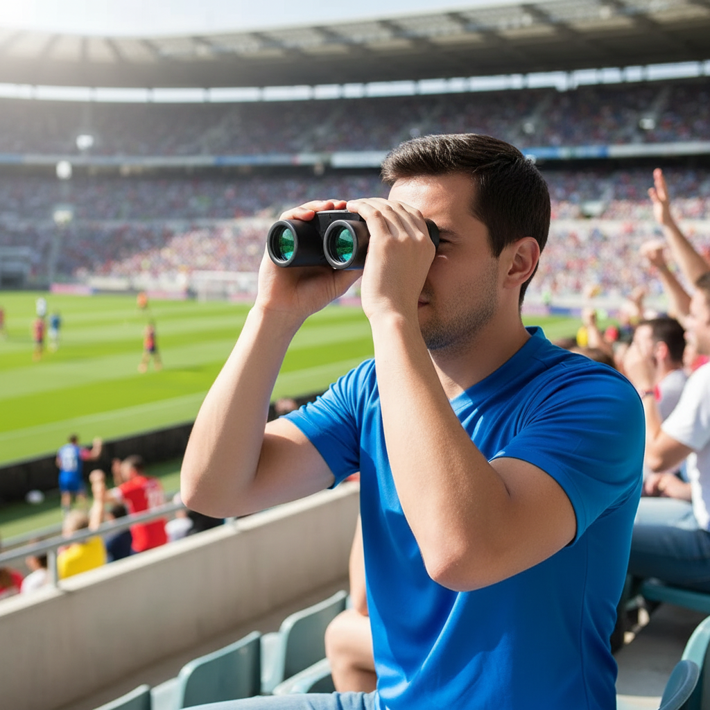 40x22 HD Powerful Binoculars 2000M Long Range Folding Mini Telescope BAK4 FMC Optics For Hunting Sports Outdoor Camping Travel